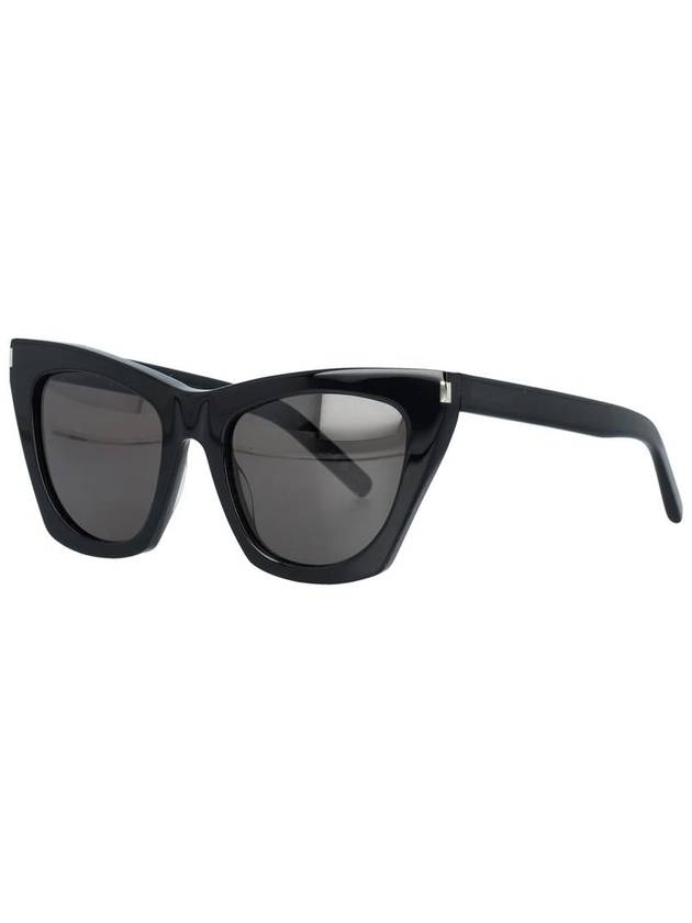 Saint Laurent Eyewear SL214 001 New Wave Kate Cats Eye Sunglasses Black