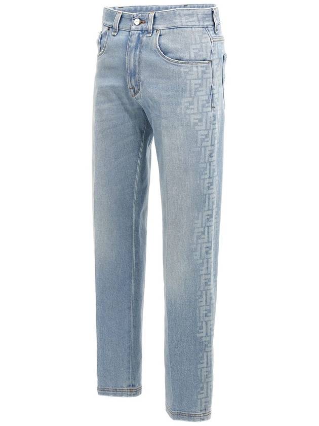 Fendi 24 F W Cotton Jeans WITH LATERAL FF Print FLP288AS04F1ILO B0651179878