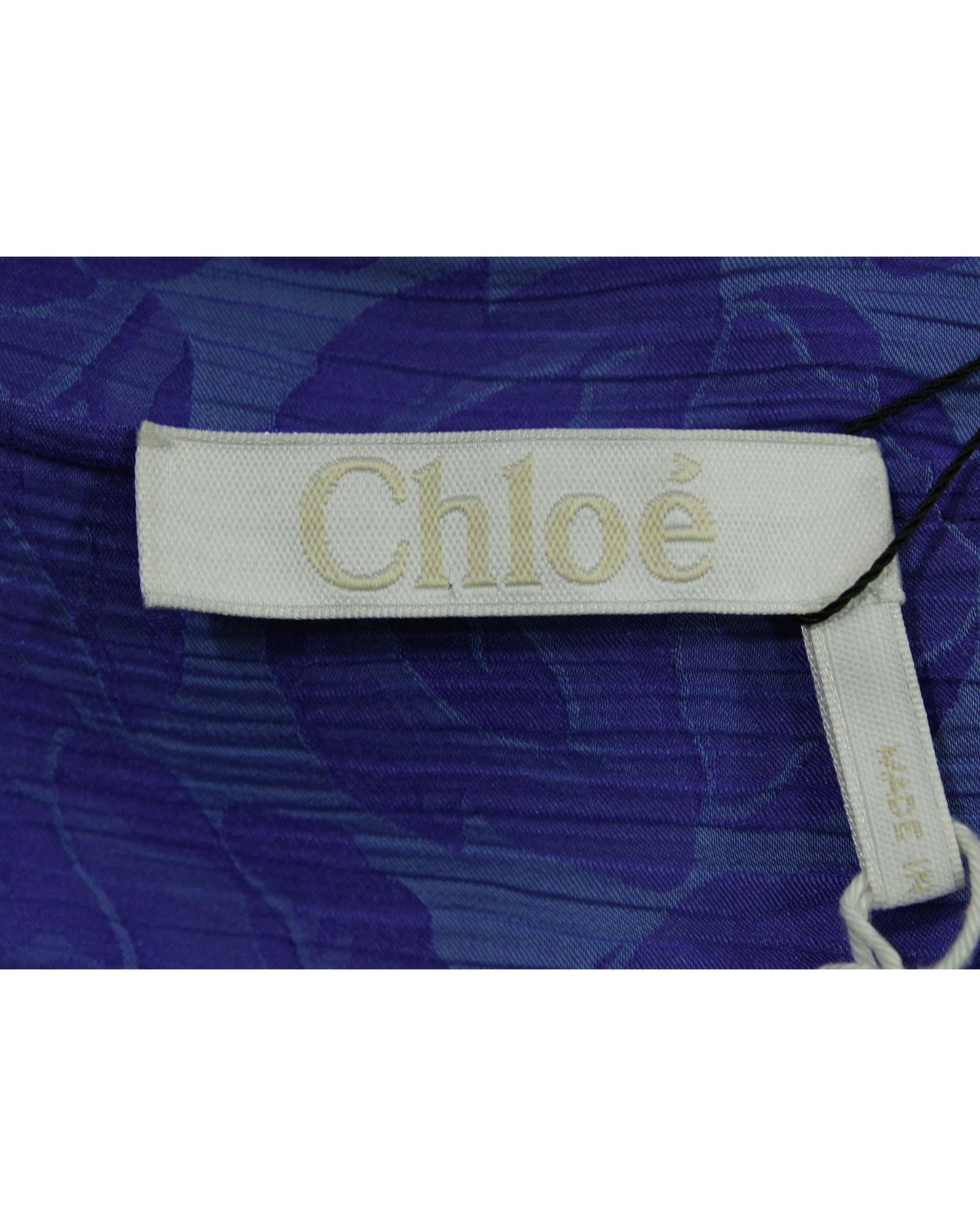 Chloe Lavalliere Blouse in Purple Viscose