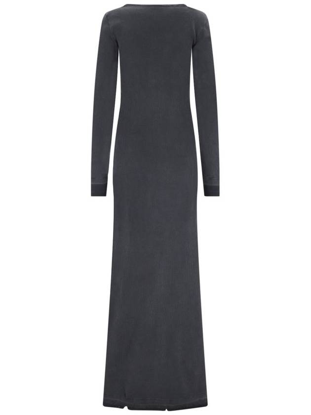 Balenciaga midi dress 791804TQVE11055 WASHED BLACK BLACK