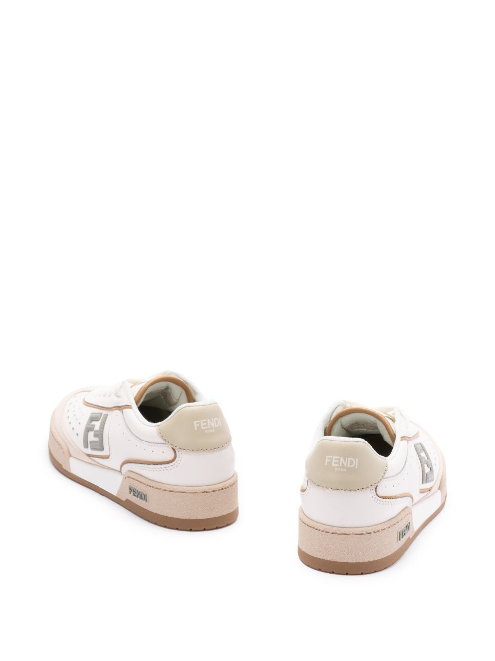 FENDI FF Motif Leather Sneaker for Women