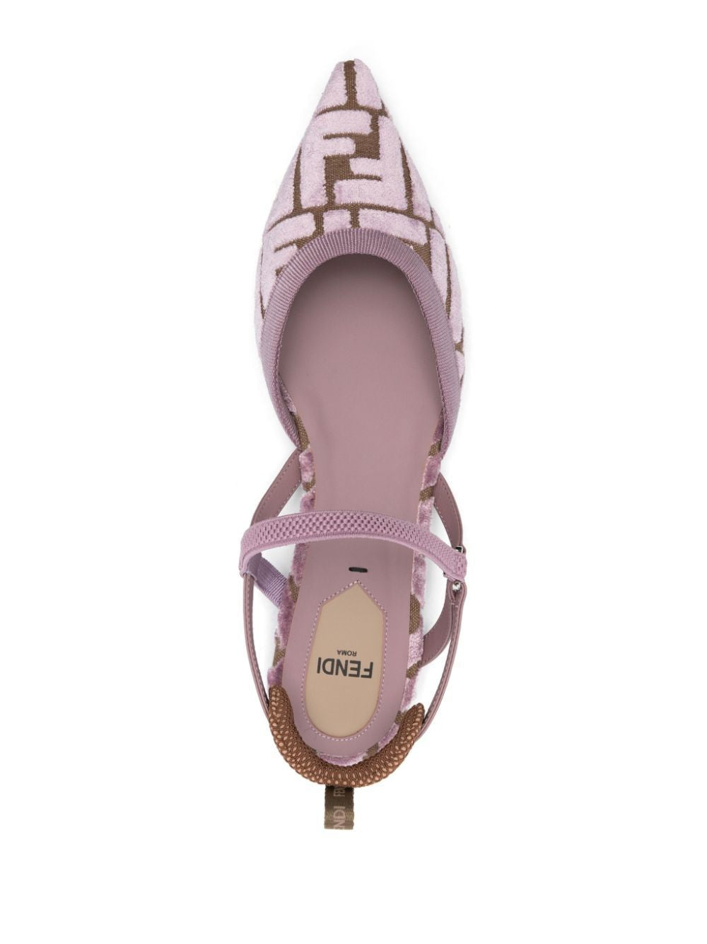 FENDI Kitten Velvet Sandals