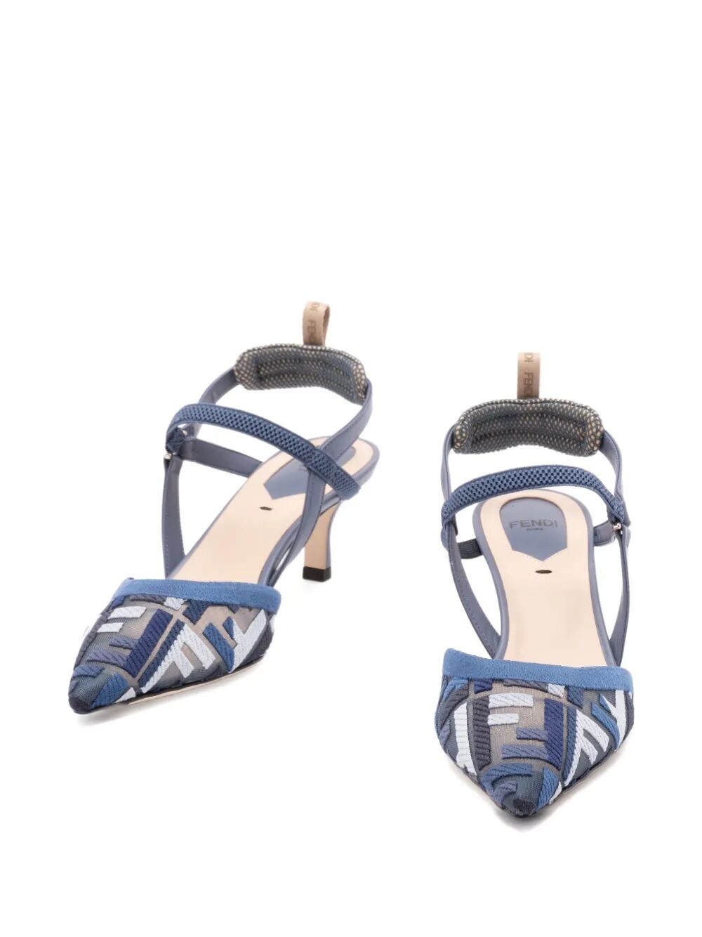 FENDI Mesh Slingback Pumps for Women