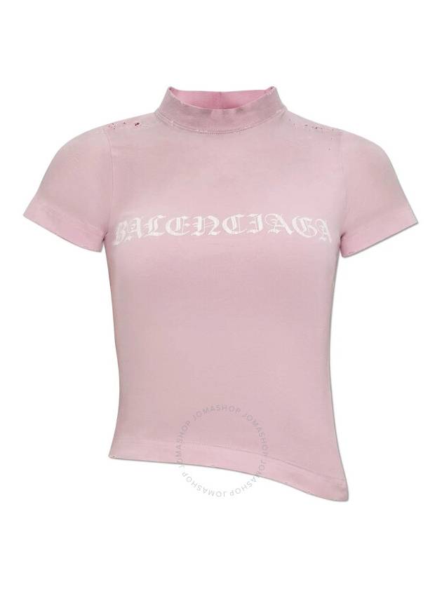 Balenciaga logo print distressed t-shirt 788246TQVJ5