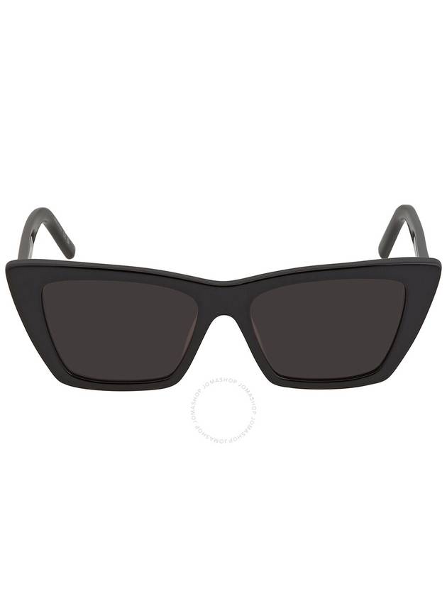 Saint Laurent Saint Laurent Grey Cat Eye Ladies Sunglasses SL 276 MICA 001 53