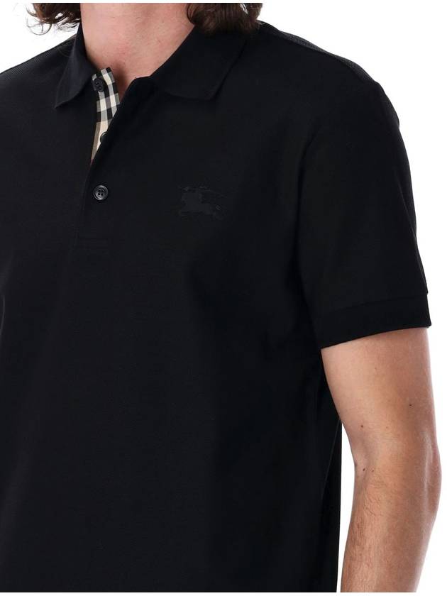 Burberry Cotton Polo Shirt Black