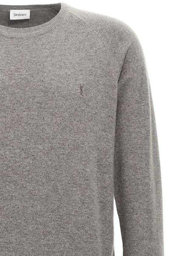 Saint Laurent Saint Laurent Logo Embroidery Sweater