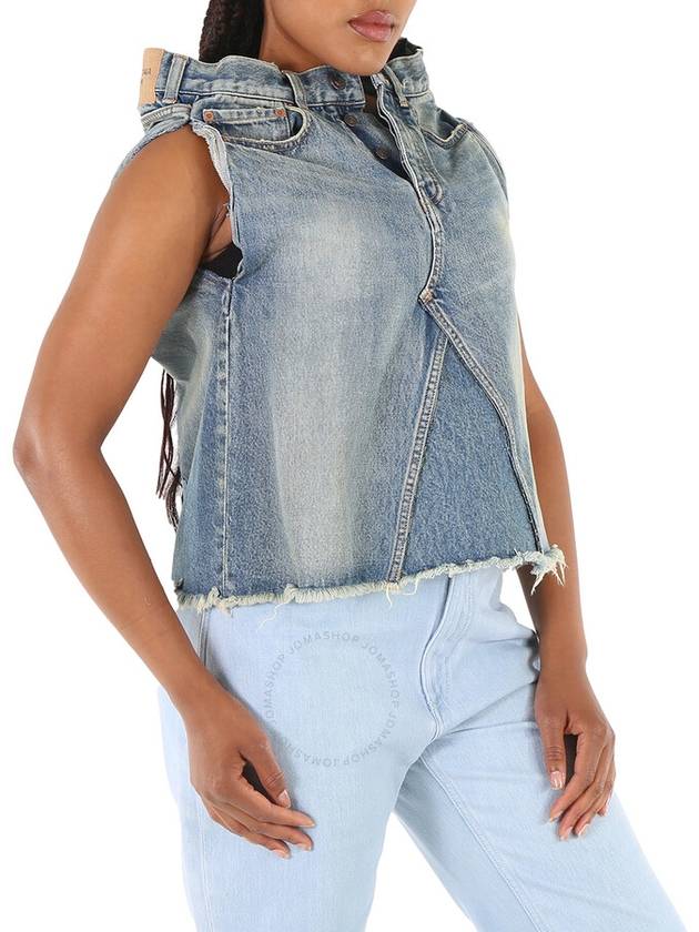 Balenciaga Women's Japanese Denim Sleeveless
