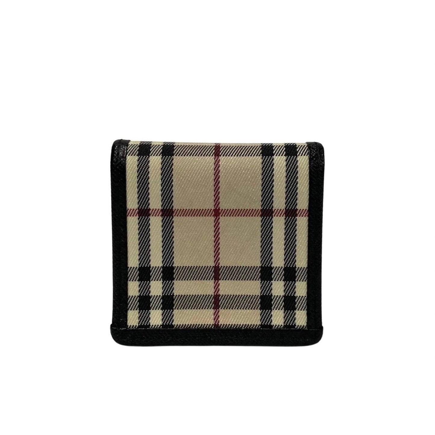 Burberry Color Canvas Leather Coin Purse/Coin Case ()