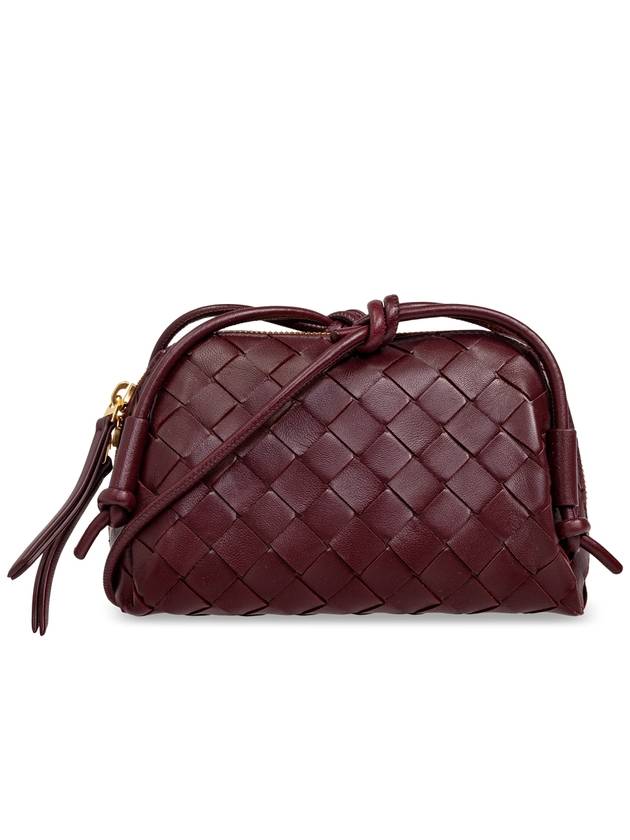 Bottega Veneta Bottega Veneta Leather Shoulder Bag, Women's, Burgundy