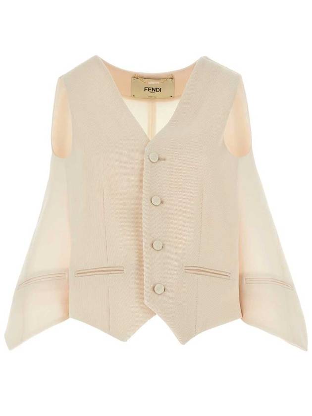 Fendi Vest FT5984AM3RF1M2A White
