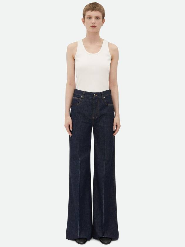 Bottega Veneta Palazzo wide jeans indigo