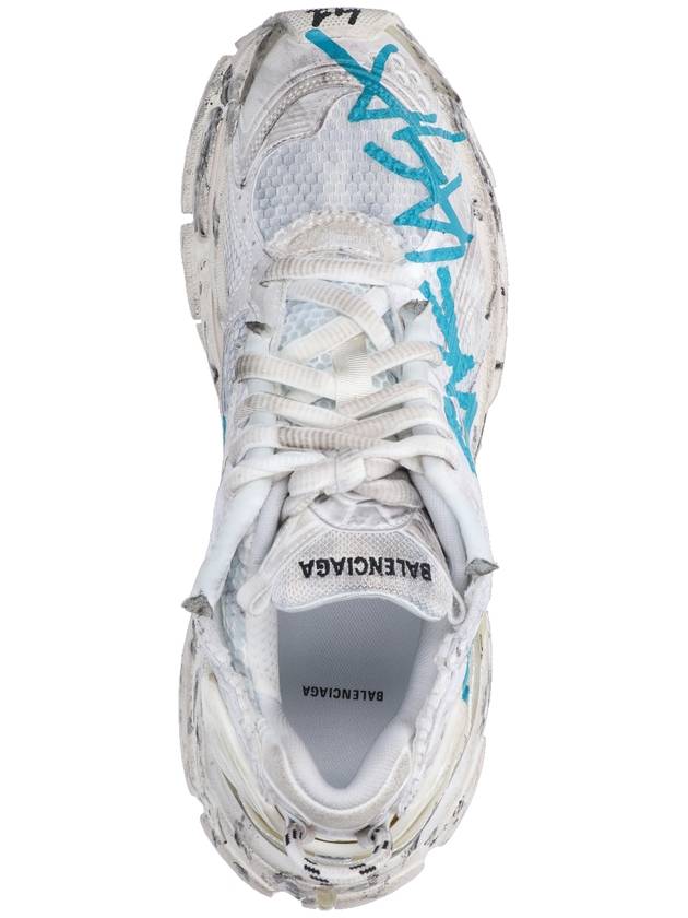 Balenciaga Runner Graffiti Low Top Sneakers White