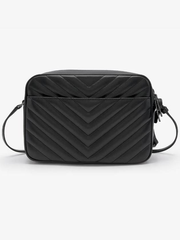 Saint Laurent Lou Quilted Leather Camera Cross Bag Black