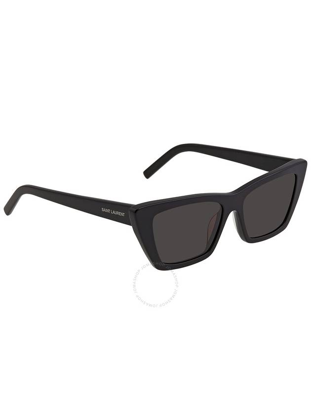Saint Laurent Saint Laurent Grey Cat Eye Ladies Sunglasses SL 276 MICA 001 53