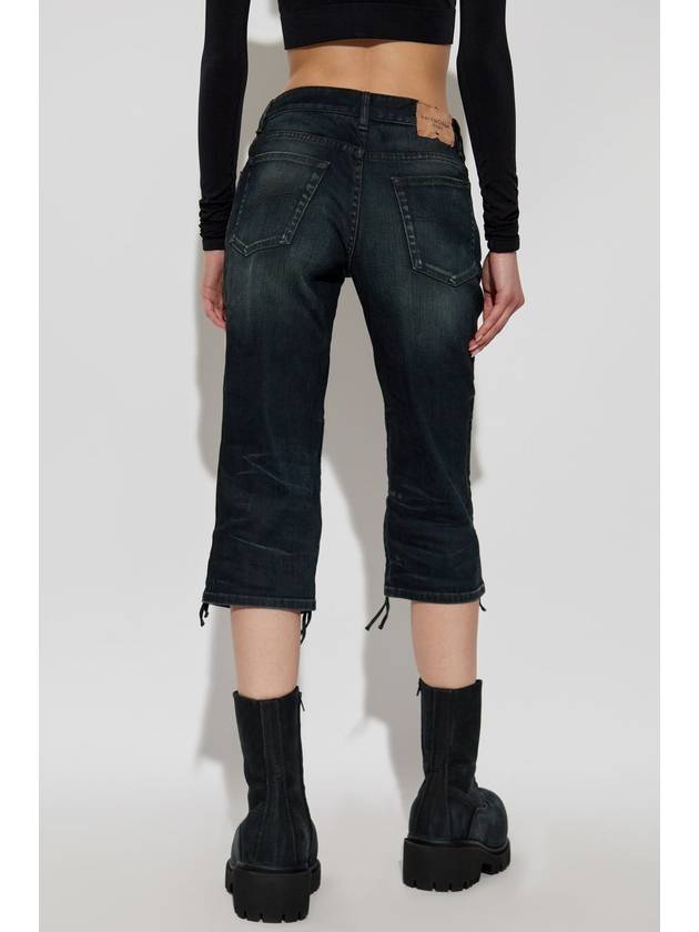 Balenciaga Balenciaga Denim Shorts, Women's, Black