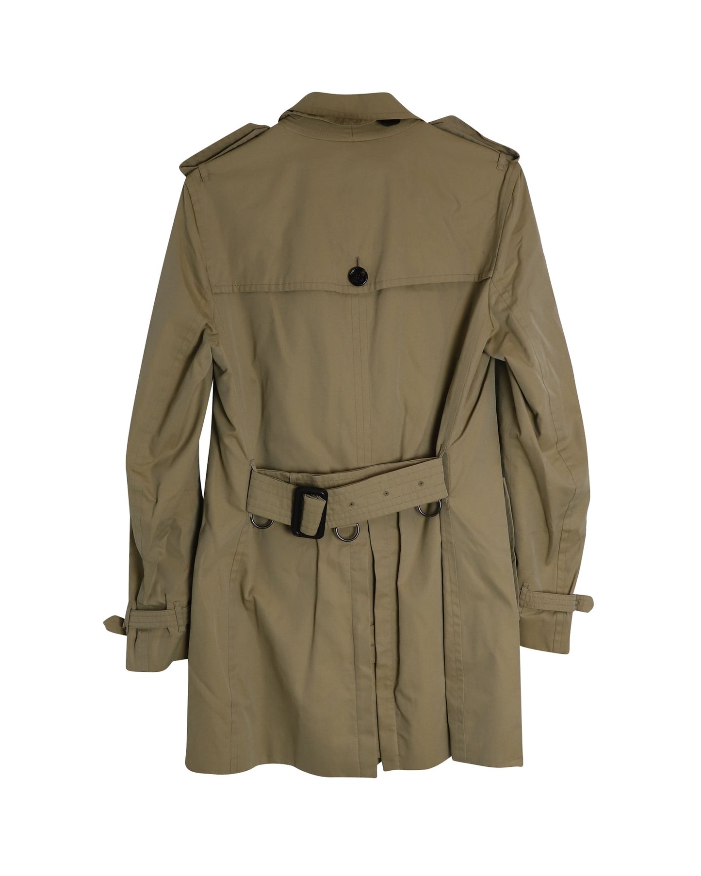 Burberry Britton Trench Coat in Honey Beige Cotton