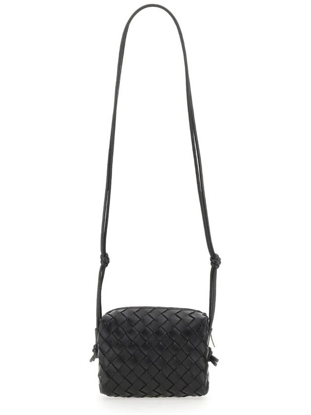 Bottega Veneta Loop Camera Mini Cross Bag Black