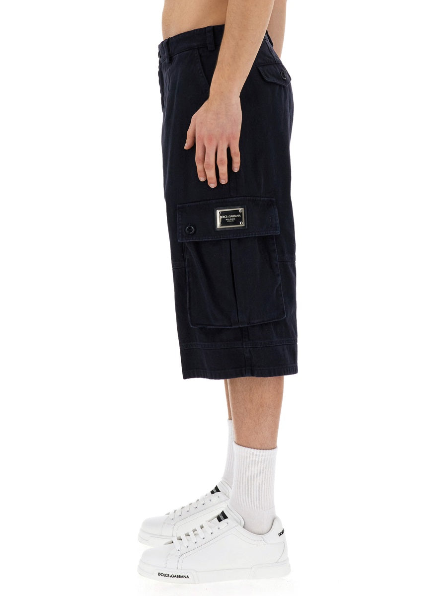 Dolce & Gabbana Men Bermuda Cargo