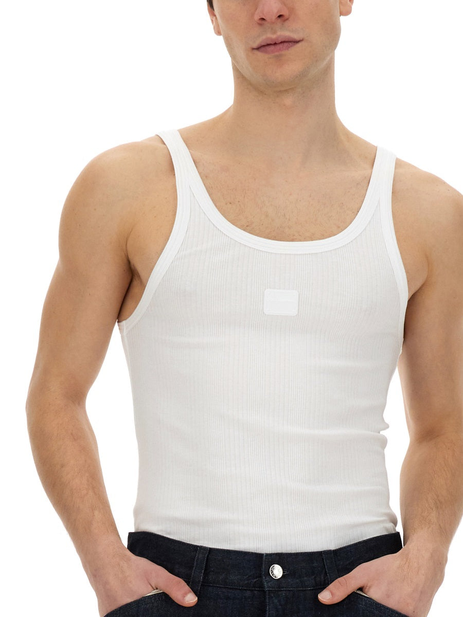 Dolce & Gabbana Men Ribbed Tank Top
