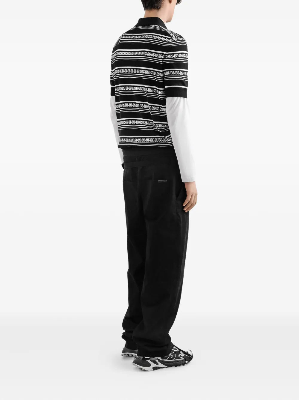 Dolce & Gabbana Men Silk Polo