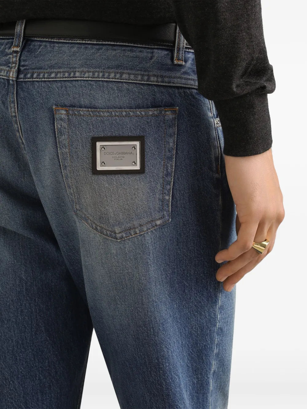 Dolce & Gabbana Men Cotton Jeans