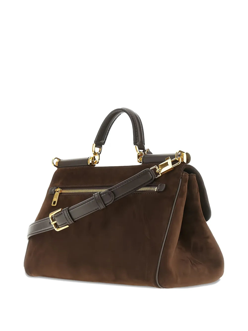 Dolce & Gabbana Women My Suede Tote Bag Decorated With A Sicily Padlock