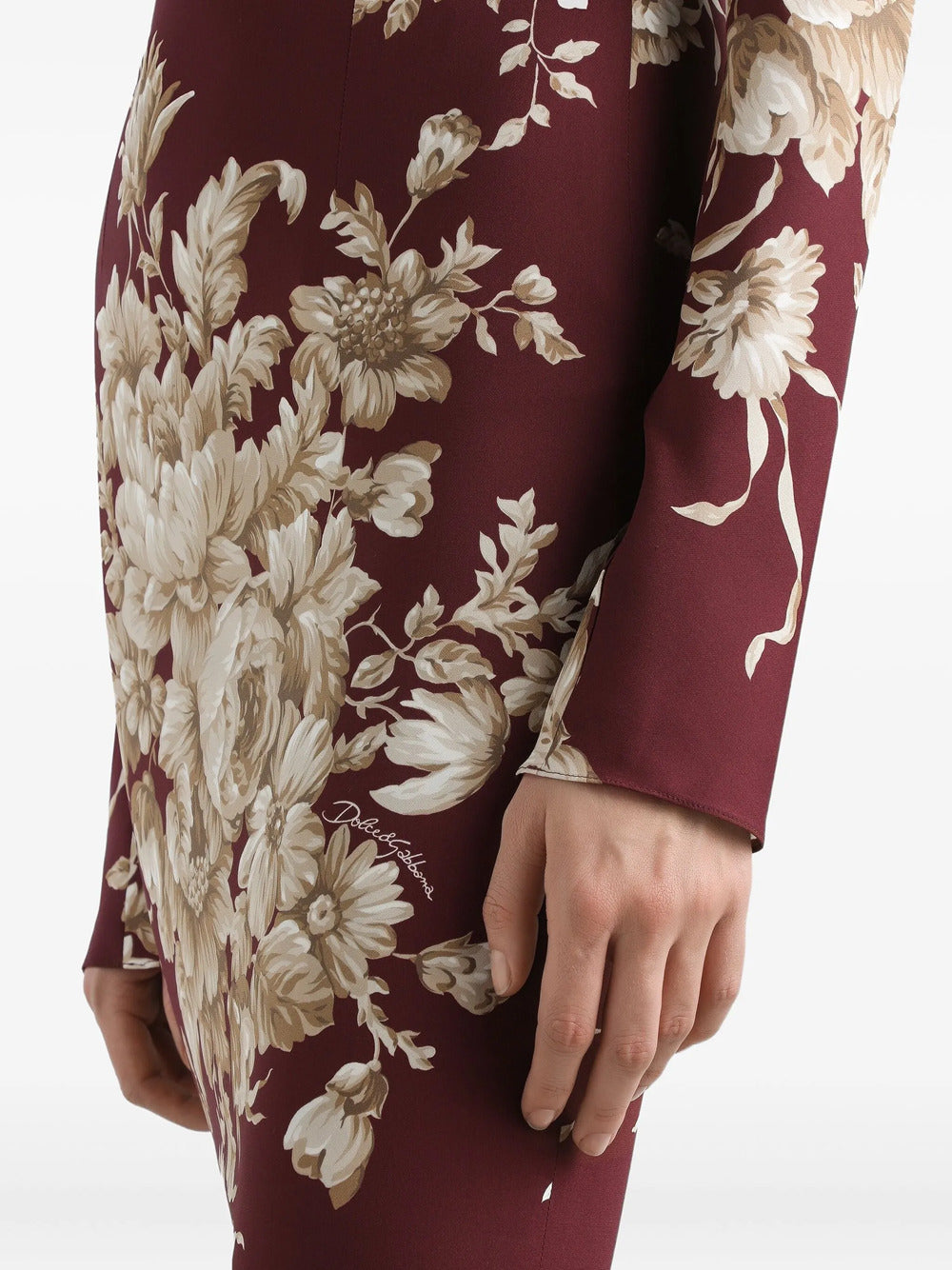 Dolce & Gabbana Women Long-Sleeved Floral Dress