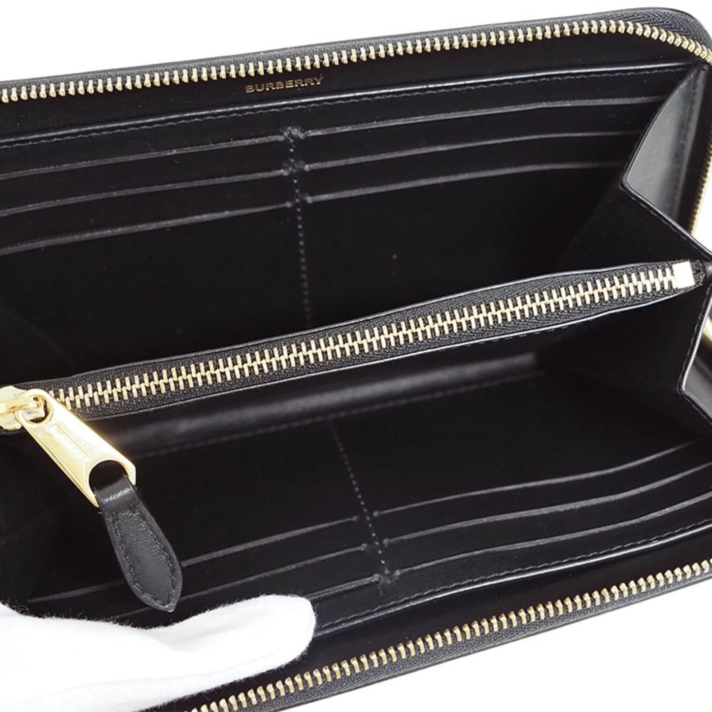 Burberry Pvc Leather Long Wallet (Bi-Fold) ()