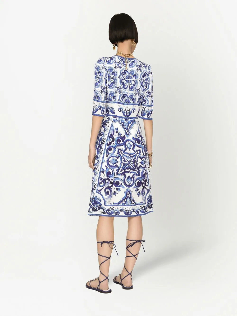 Dolce & Gabbana Women Printed Midi Dress