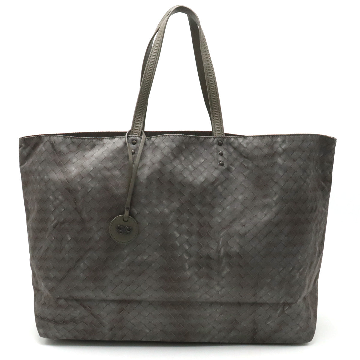 Bottega Veneta INTRECTO LUGO LUGO TORTE BAG NYLON LEADER GREY CHARM 299876
