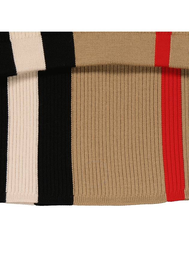 Burberry Burberry Girls Archive Beige Icon-Stripe Knitted Skirt, Size 6