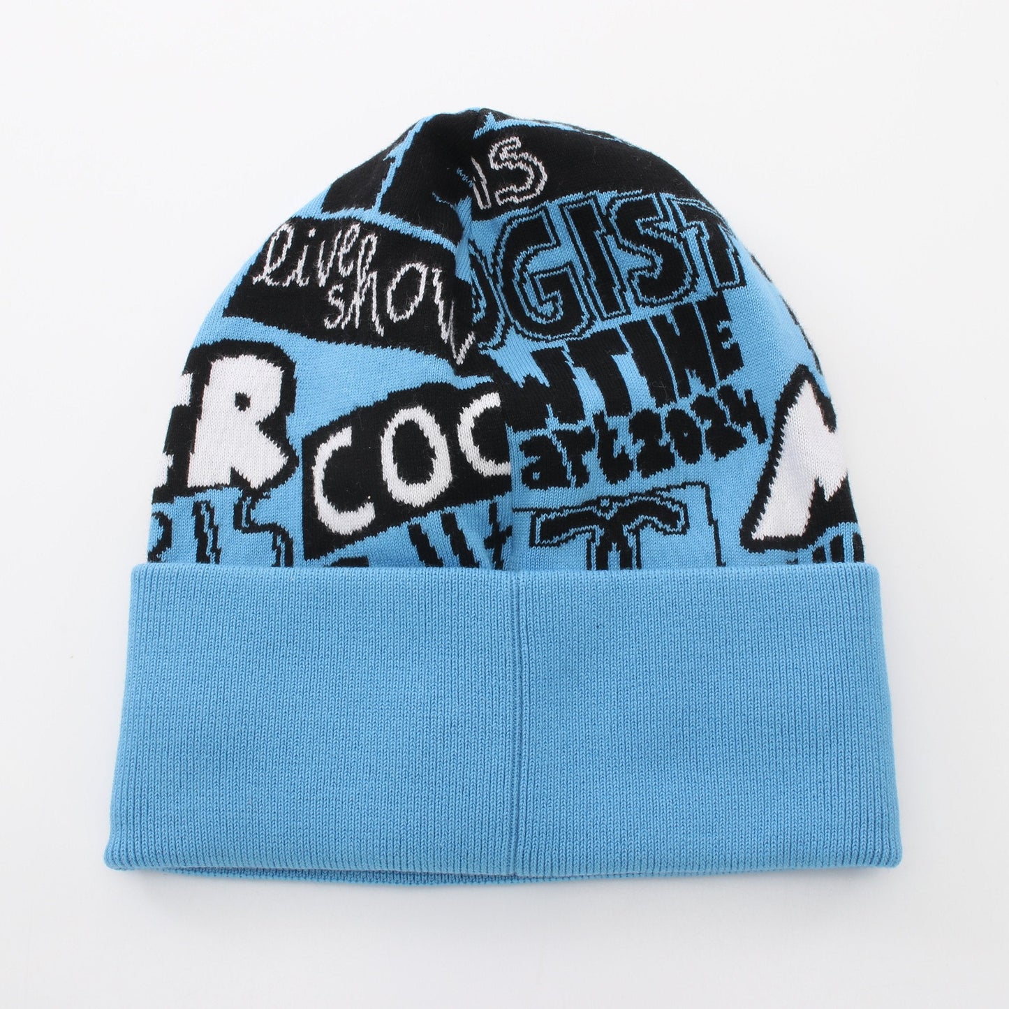 Chanel Beanie Cotton Light blue Multicolor