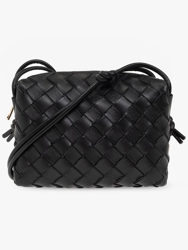Bottega Veneta Loop Camera Mini Cross Bag Black