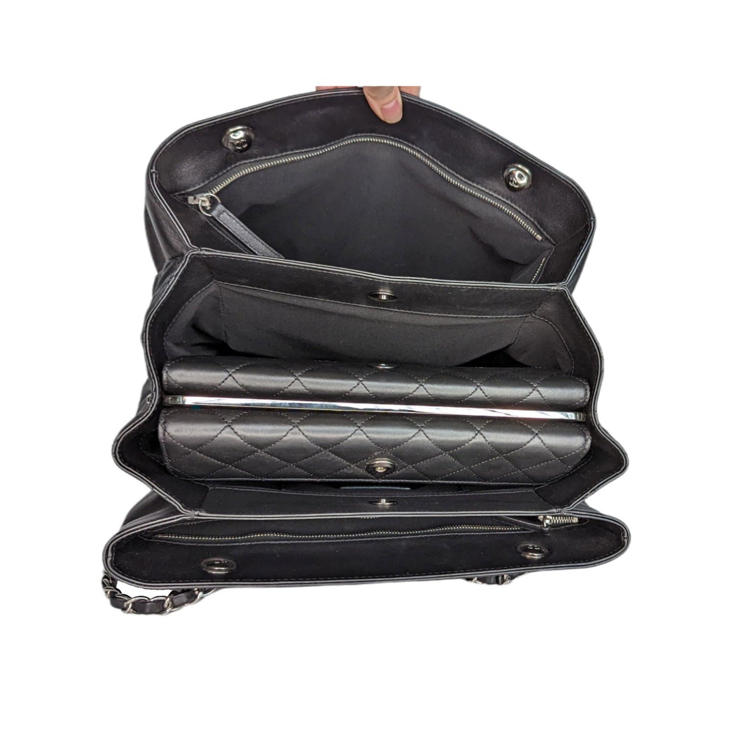 Chanel bag Accordion Shopping Lambskin Medium Tote