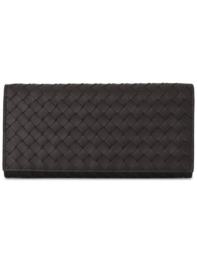 Bottega Veneta Intrecciato Continental Long Wallet Espresso