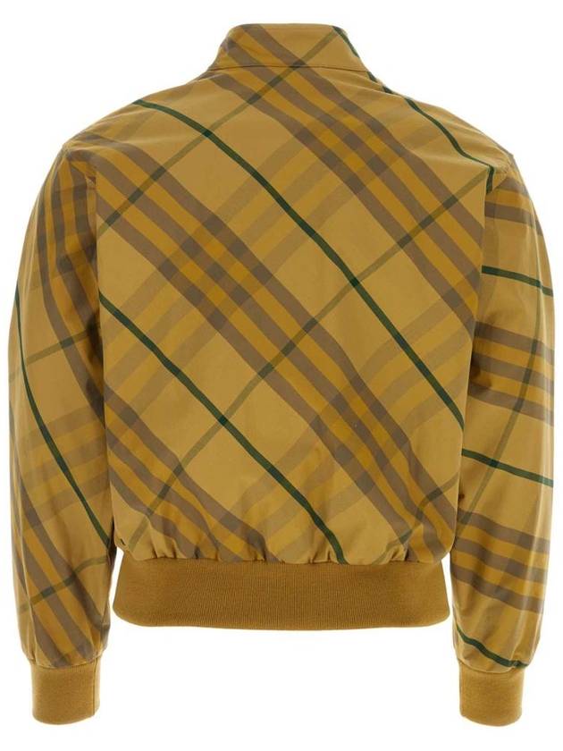 Burberry Check Bomber Jacket Yellow