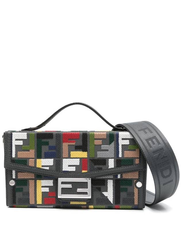 Fendi Soft Trunk Baguette Cross Bag