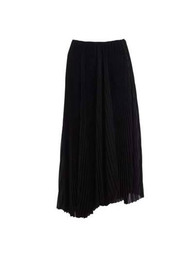 Balenciaga Pleated Skirt Women's Black