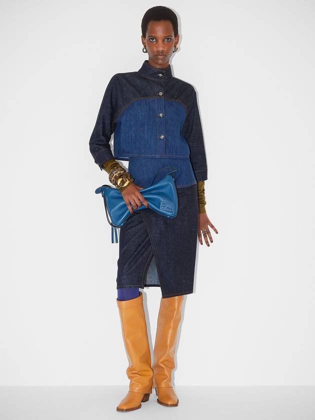 Fendi Fendi paneled cropped denim jacket FLF793AT1A F1PNC