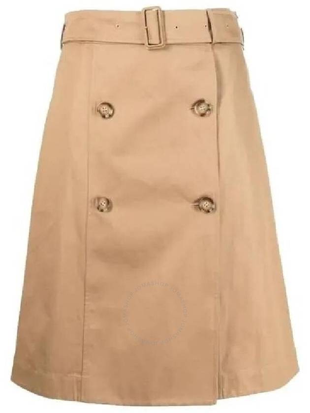 Burberry Short Skirt 8072535A1420 CAMEL NUDE NEUTRALS