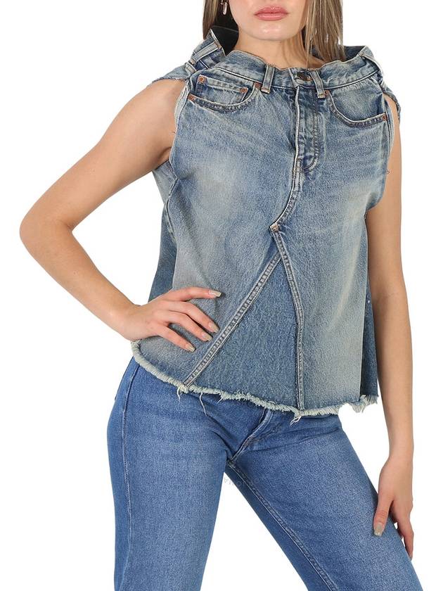 Balenciaga Women's Japanese Denim Sleeveless