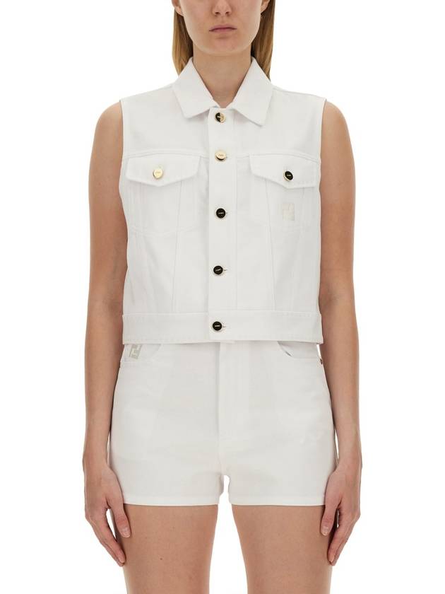 Fendi Jacket FLF775AOE7 F0ZNM White