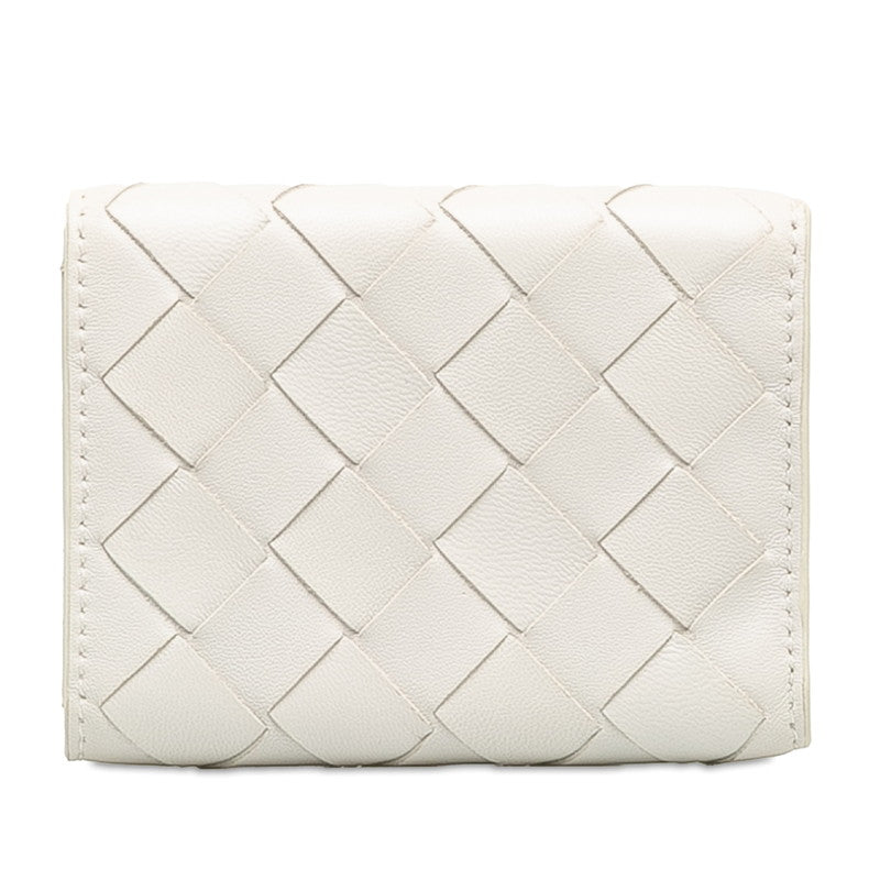 Bottega Veneta Interlude Three Folded Wallet Leather White