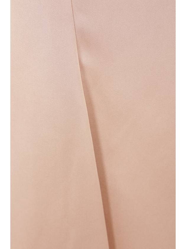 Fendi Silk A-Line Skirt Gold