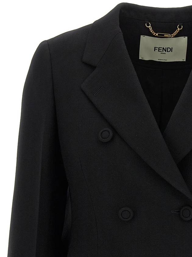 Fendi 23 fw Wool Double-breasted Blazer Jacket FJ7454AXAUF0GME B0711005987