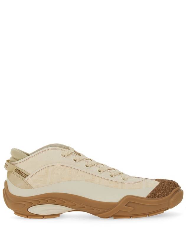 Fendi Lab Low-Top Sneakers Beige