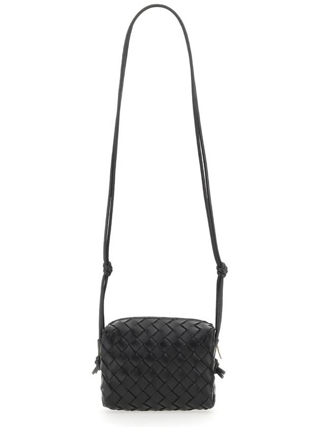 Bottega Veneta Loop Camera Mini Cross Bag Black