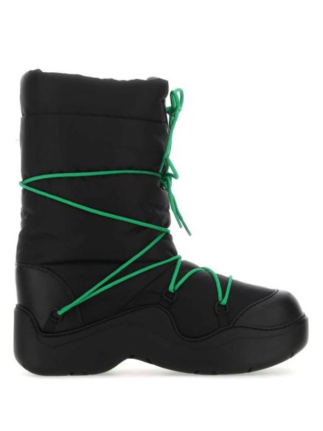 Bottega Veneta Black nylon Puddle Bomber boots