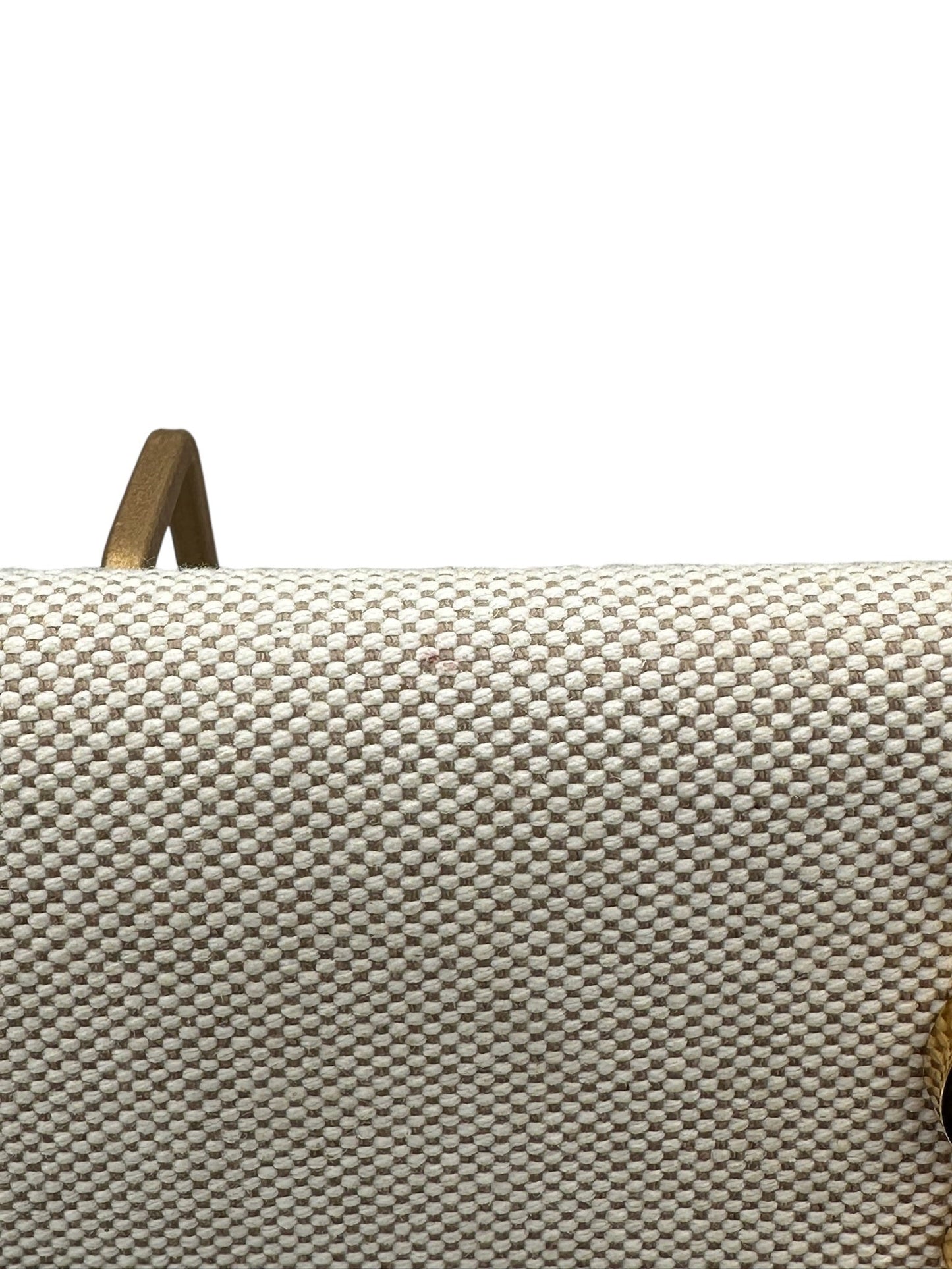 SAINT LAURENT - Natural Beige Canvas Uptown Pouch